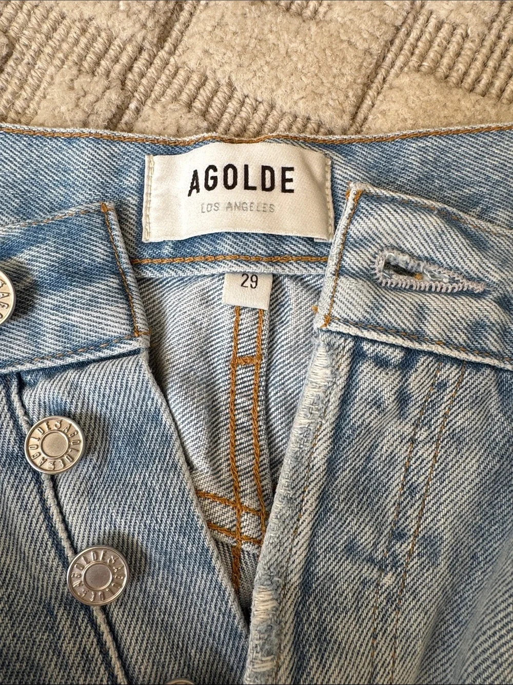 Agolde Parker Long Shorts